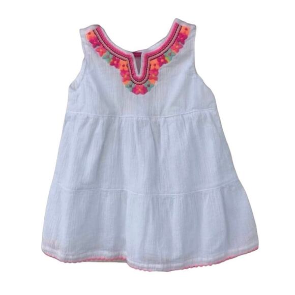 Carter’s embroidered boho gauze dress 12 months - Picture 1 of 6